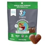 SHAMELESS PETS Natural Grain Free Dog Treats | Made in The USA from Upcycled Food Ingredients (Apple)