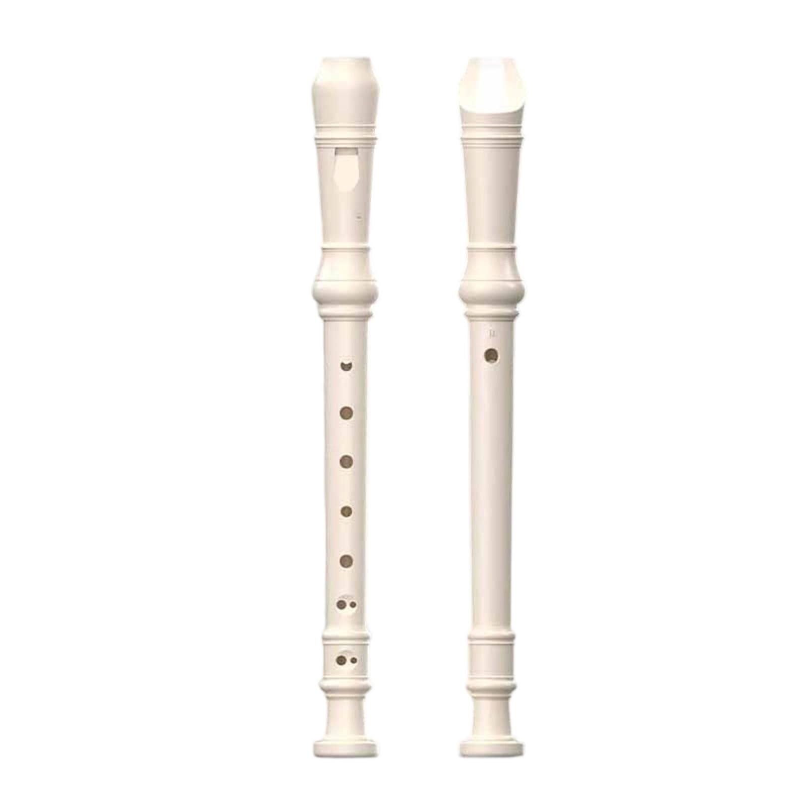 Flauta Dulce Profesional Flauta Dulce B De 8 Agujeros Nivel Rendimiento Para Principiantes Y Adultos(White)