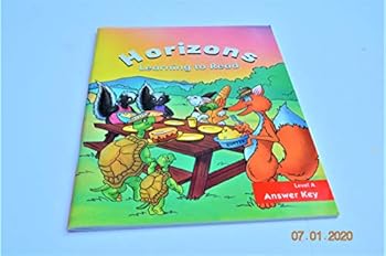 Horizons: Learning to Read; Level A Answer Key