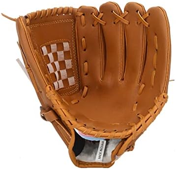 YUFAILD | Want T - Ball Baseball Softball Kids Baseball Glove Gift Outfield Infield Ages 3-14 | Size 8.5"、9"、10" (Yellow, 10.5in)