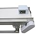 HayWHNKN Industrial Belt Conveyor System 59 * 7.9inch Adjustable Height and Speed Electric Conveyor Belt Aluminum Frame Heavy Duty PVC Belt 110v 120W