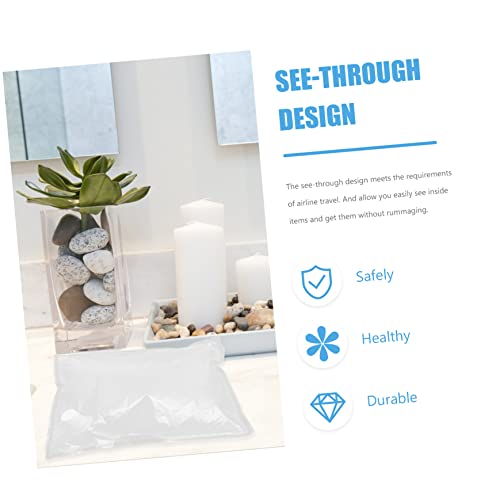 Mipcase 6 Peças Saco Líquido Para Aeroporto Bolsa Vazia Para Aperto De Companhias Aéreas Organizador