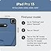 Zugu Case for iPad Pro 13 (M4) 2024, Slim Protective Cover with Apple Pencil Holder, Auto Wake/Sleep, Multiple Viewing Angles, iPad Pro 13 Inch Cover, Phone Protectors, Black