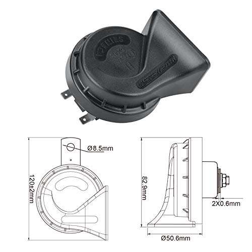 Seineca BBE009-H Car Single Horn Loud Waterproof 12V High Tone Snail Electric Horn thumb #5