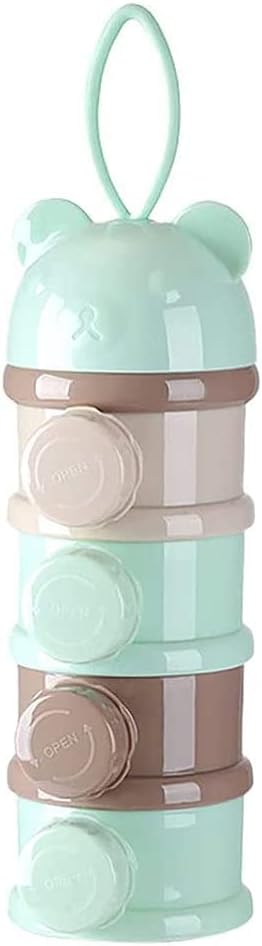 新作人気 粉ミルク ディスペンサー 赤ちゃん ベビー 4層 おでかけ 持ち歩き パウダーディスペンサー 携帯ケース 外出 保存容器 ミルクコンテナ 小分け スナック 離乳食 ベビーフードボトル 携帯 お出かけ用 ベビー用品 フードボックス 収納ボックス 持ち運び Apaesaoroque