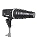 Godox SN-01 Bowens Mount Snoot Honeycomb Grid Light Beam Tube for Witstro AD600BM AD600B Universal Studio Strobe Flash (9