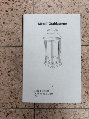 Grablaterne mit Erdspieß von Dehner, 46 x 13,8 x 12 cm
