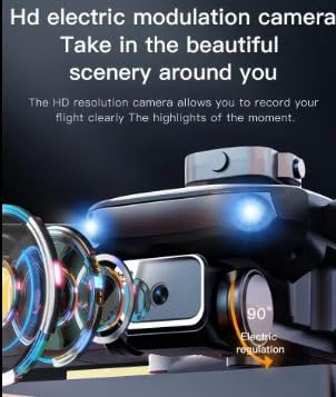 Image of Heattack Olly'S-Drone-with-4K-Camera-WiFi-FPV-1080P-HD-Dual-Foldable-RC-Drone-Altitude-Hold-Headless-Mode-Visual-Positioning-Auto-Return-App-Control-Multicolor-4 (DN13)