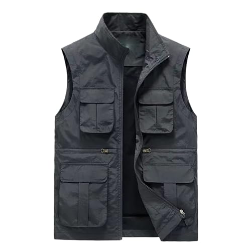 Gilet de travail homme idéal pour la pêche et le jardinage nature