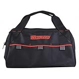 Westward WESTWARD Tool Bag, 3 Outside Pockets, Polyester, Black, 13' W x 9' D x 8' H 53JW42-1 Each