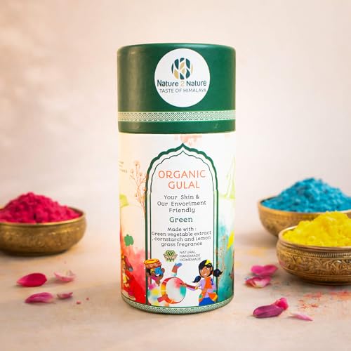 Image of Namakwali Holi Celebration Gift Combo ( 8 products ) - A2 Pahadi Ghee, Thandai Masala, Organic Gulal, Pahadi Chutney Powder, Peri Peri & Hing jeera seasoning, Magic Masala & Ragi Chips | Festive Gift Hamper