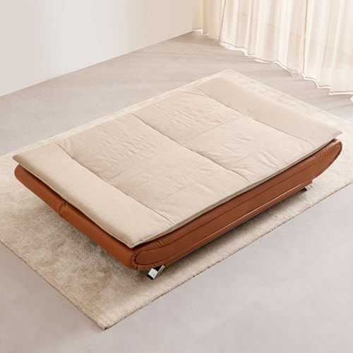 Image of Home Centre | Faith NXT Fabric 3-Seater Sofa Bed | Sofa for Living Room | Beige