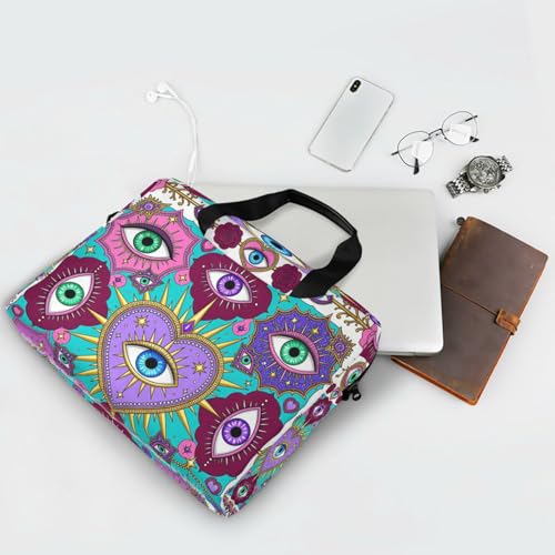 Funda portátil para laptop 15.6 pulgadas con asa y correa miniatura 7