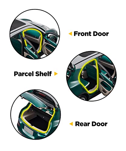 Vagurfo Rubber Edge Trim,Car Weather Striping,Door Rubber Seal Strip Trim Seal,Automotive Weather Stripping Edge Guard For Cars, Boats, Rvs, Trucks, And Home Applications (10 Ft) #TOP4