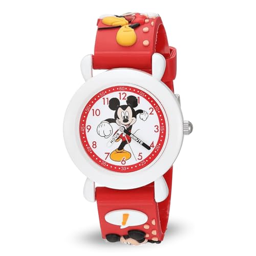 Montre Disney Garçons Quartz WDS000394 : Le Cadeau Idéal pour Apprendre l'Heure
