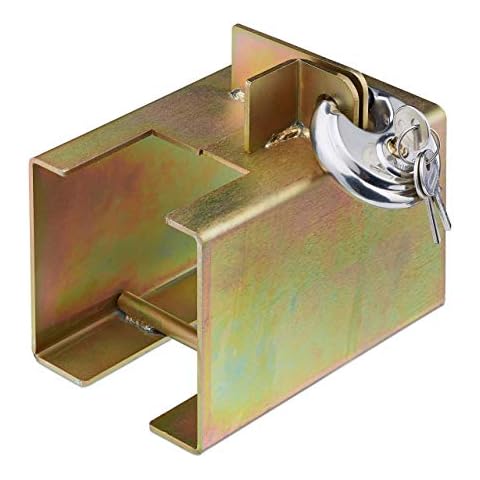 Candado antirrobo de Metal para Enganche de Remolque de Relaxdays Cover