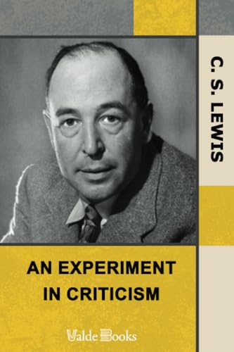 An Experiment in Criticism 1444431927 Book Cover