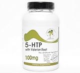 5-HTP 100mg with Valerian Root ~ 180 Capsules - No Additives ~ Naturetition Supplements