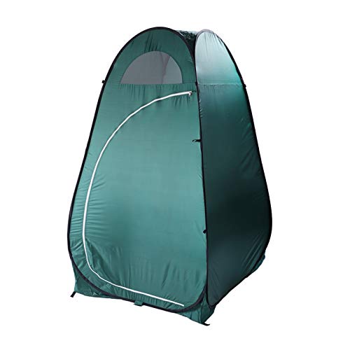Portable Pop Up Shower Tent, Shower Changing Dressing Toilet Tent Portable Camping Privacy Shelters Room with Carrying Bag for Outdoors Indoors,Green