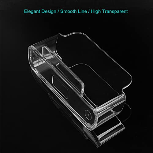 4 Pack Business Card Holder for Desk, Acrylic Clear Business Card Holder Business Card Stand, Plastic Business Card Display, Fits 30-50 Business Cards (4) - Thumbnail 3