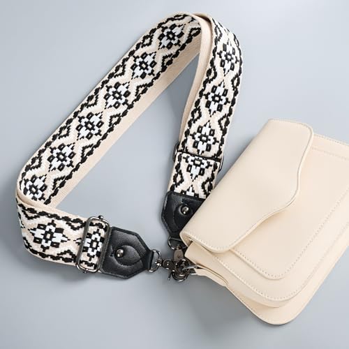 Image of chushui Silver Hardware Purse Strap,Replacement Crossbody Adjustable Shoulder Strap for Handbag Bag