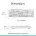 Logitech MK270 Wireless Keyboard and Mouse Combo for Windows, 2.4 GHz, 8 Multimedia Keys, PC, Laptop, Wireless Keyboard Compact Mouse Combo - White