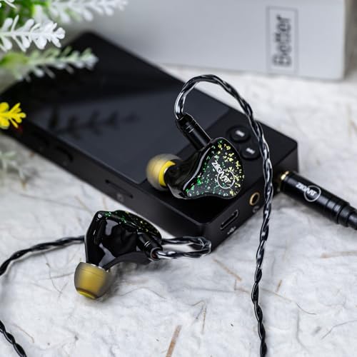 Image of Linsoul ZiiGaat x HBB: Arcadia in Ear Monitor, 1DD+2BA Hybrid Earphone IEM, Wired Gaming Earbuds, Professional Sound Isolating Inner-Ear Monitors with Detachable IEM Cable for Musician Audiophile