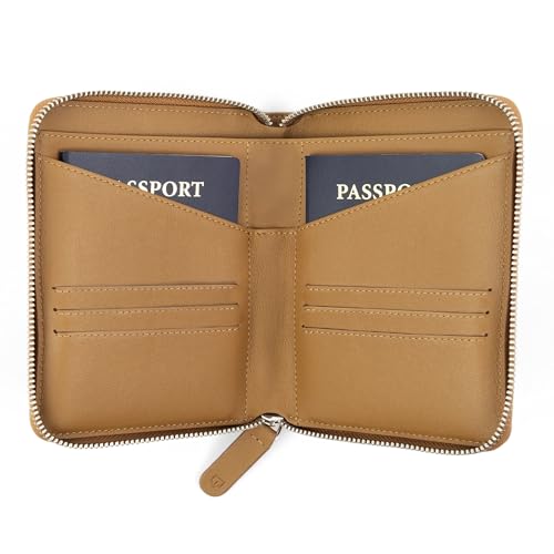 Travaci Full Grain Leather Passport Holder