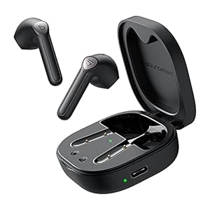 SoundPEATS TrueAir2+ draadloze oordopjes Bluetooth 5.2 koptelefoon Qualcomm QCC3040 draadloze koptelefoon met aptX-Adaptive, TrueWireless Mirroring, 4-Mic en CVC Ruisonderdrukking, 25 uur speeltijd, Draadloos opladen