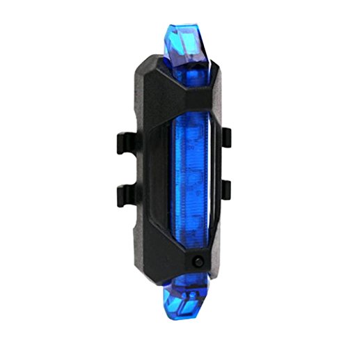 Generic 025 Led Bicycle Rear Tail Light (Blue) WorldTamilchristians