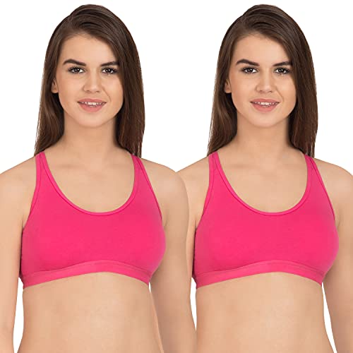 Image of Tweens - Lightly Padded Sports Shaper Bra - Wirefree - Racerback - Removable Pads - Sports Bra