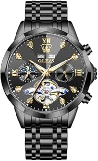 OLEVS Automatic Watches for Men Black