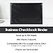 7 Ring Business Check Book Binder, 600 Checks Capacity for 9