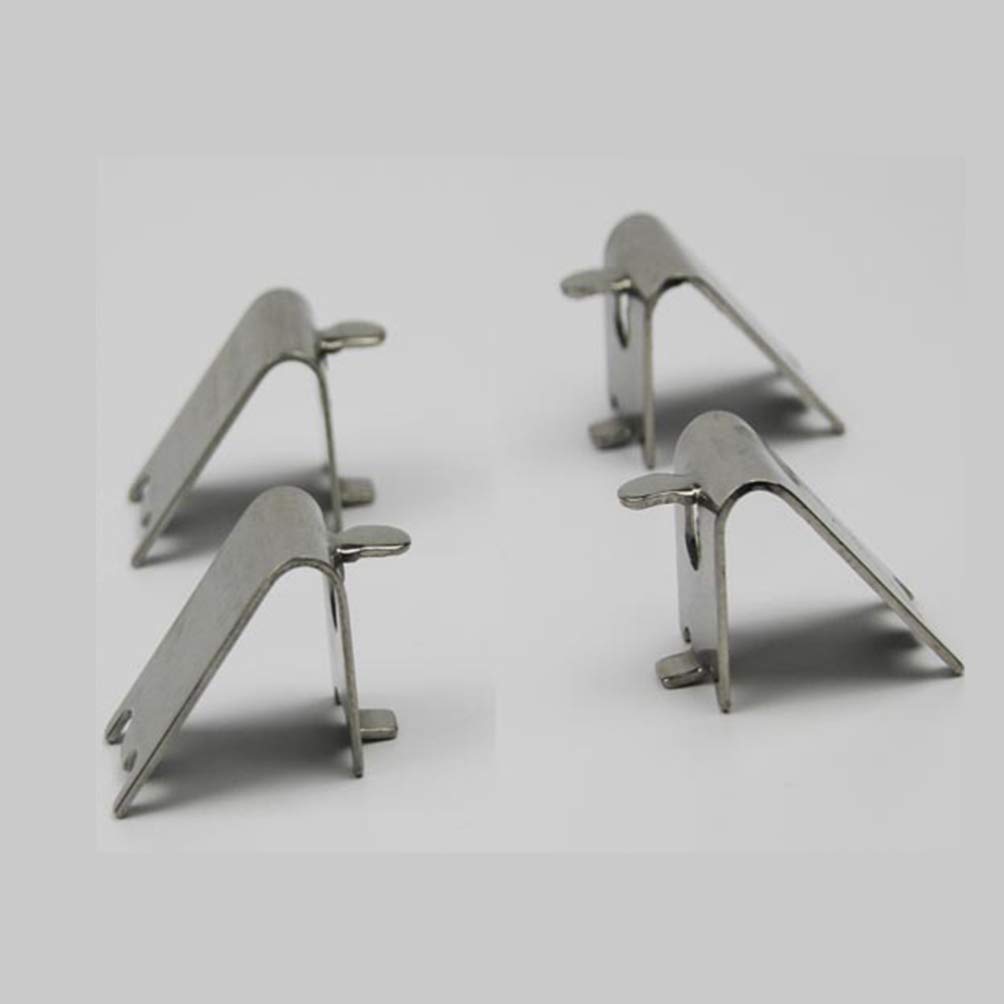 Lot 4 Clips Support Étagère Congélateur Acier Inoxydable – Fixation Queue D'Aronde Solide