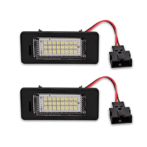 Luces LED blancas para matrícula de coche Audi B8 A5 S5 TT de 12V sin error 2