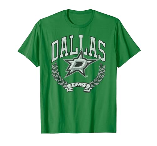 Dallas Stars Vintage Victory Green Officially Licensed T-Shirt, Men, Kelly Green, X-Large