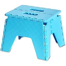 Step Stool For Kids Foldable Easy Storage And Transport Heavy Duty Plastic Garden & Bathroom Collapsible Step Stool For Kids & Adults Compact & Lightweight Folding Step Stool For Kitchen