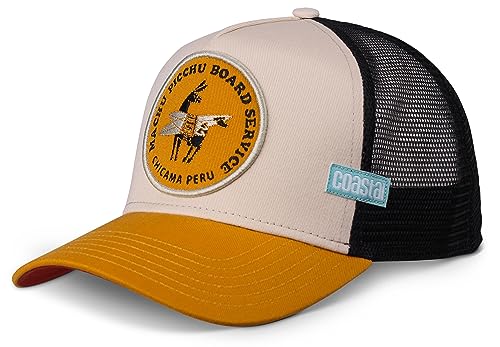 Coastal Machu Piccu Sand Trucker Cap pour vos randonnées et journées ensoleillées