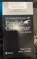 Fundamentals of English Grammar Myenglishlab Access Code Card 0136534546 Book Cover