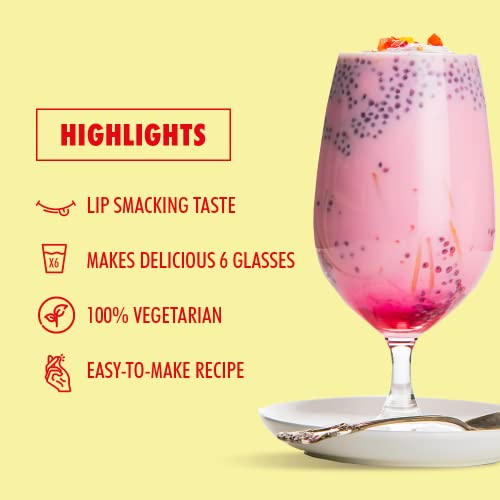 Image of Weikfield Falooda Mix 200 g Pouch | Kesar Pista Flavoured | Rich, Smooth & Creamy Texture | Delicious & Refreshing Taste | Authentic Taste | Instant Falooda Mix