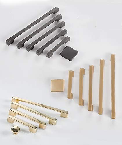 Miniatura 2 de YANYUESHOP Manija de puerta de armario, manijas doradas, tablero de taza de cocina, gabinete de cocina, manija de gabinete de cocina, cajón de
