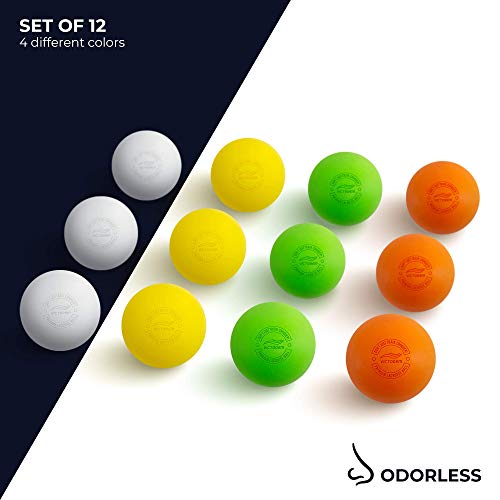 Victorem Lacrosse Balls 12 Pack, Lacrosse Ball Massage Ball Therapy, Soft Lacrosse Balls Bulk, Lax Balls, Lacrosse Ball Bag, Girls Lacrosse Balls, Bucket Of Lacrosse Balls - Lacross Balls #TOP1