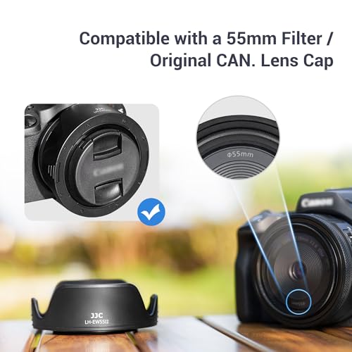 image for JJC Lens Hood for Canon RF 28mm F 2.8 STM, Reversible Lens Shade Repla