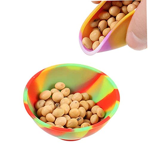 Bols à pincer en silicone de 50ml multicolores pour condiments - 5