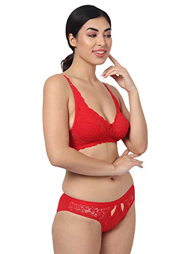 Image of SGC Sweden Women Mix Cotton Thongs Lingerie Set