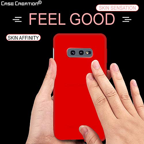 Image of Case Creation Luxurious OG Series for Samsung S10 Lite Case Cover,Anti-Dirty Slim Case Frosted Matte Cute Candy TPU Raised Bezel (Splash of Color) Back Cover for Samsung Galaxy S10 Lite -Wine Red