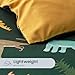 Wake In Cloud - Dinosaur Bedding Set for Boys, Cute Colorful Dinosaur Soft Lightweight Comforter Set with Sheets, 5 Pieces Kids Bed in a Bag, Dark Green, Twin Size