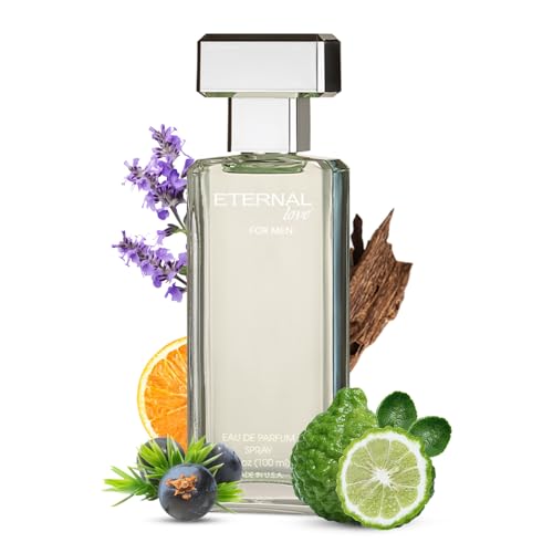 Eternal Love for Men - Long Lasting Eau de Parfum Spray - Premium Clean Fragrance with Amber &...