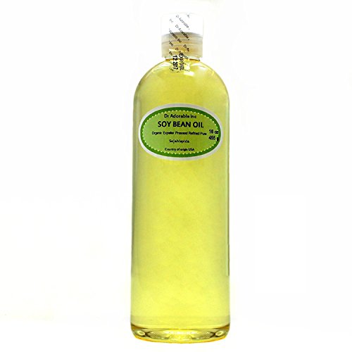 Soybean Oil Pure Soy Oil Cold Pressed Organic 16 Oz / 1 Pint