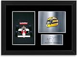 Ayrton Senna Weltmeister signiertes Poster, A4, 